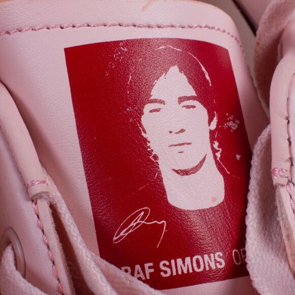 RAF SIMONS ORION Pink Leather Low Top Sneakers (FINAL PRICE) - Picture 8 of 10